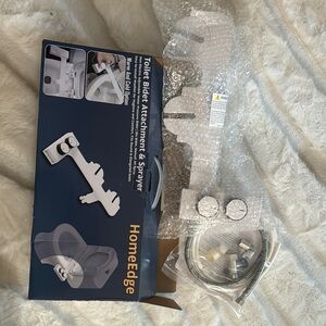 Toilet Bidet Attachment Sprayer - White